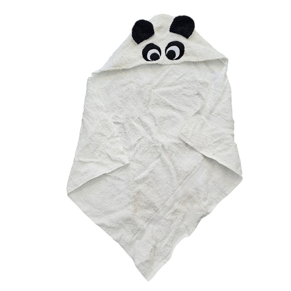 New, baby- toddler Panda towel with hood. - Picture 2 of 3